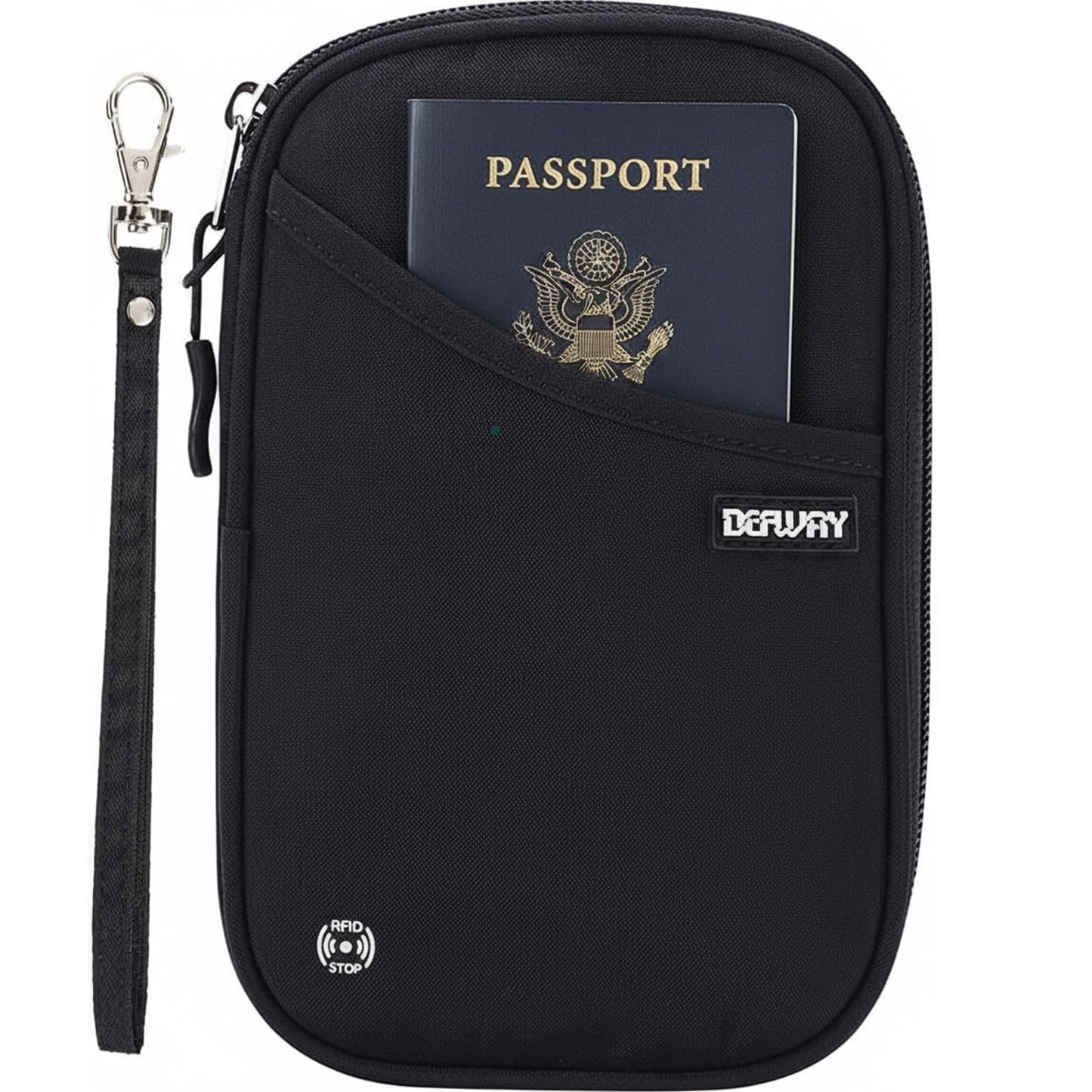 Passport Holder for Travel, Rfid Blocking Passport Wallet Travel Wallet Waterproof Case for Cards Passport Case, Travel Document Organizer Credit Cards Case Rfid Passport Holder for Travel