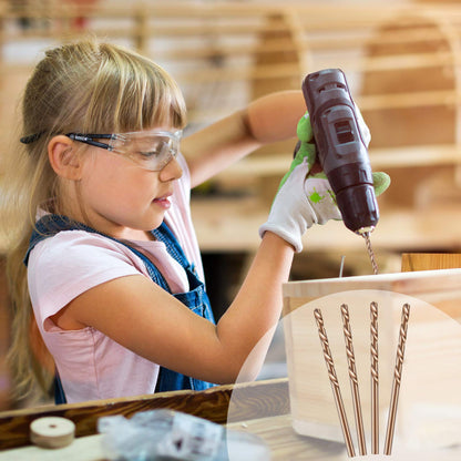 Mudder 15 Pieces 1/8" Drill Bit M35 High Speed Steel Twist Cobalt Drill Bit Set for Hardened Metal Stainless Steel Cast Iron Woodwork Plastic (1/8 Inch)