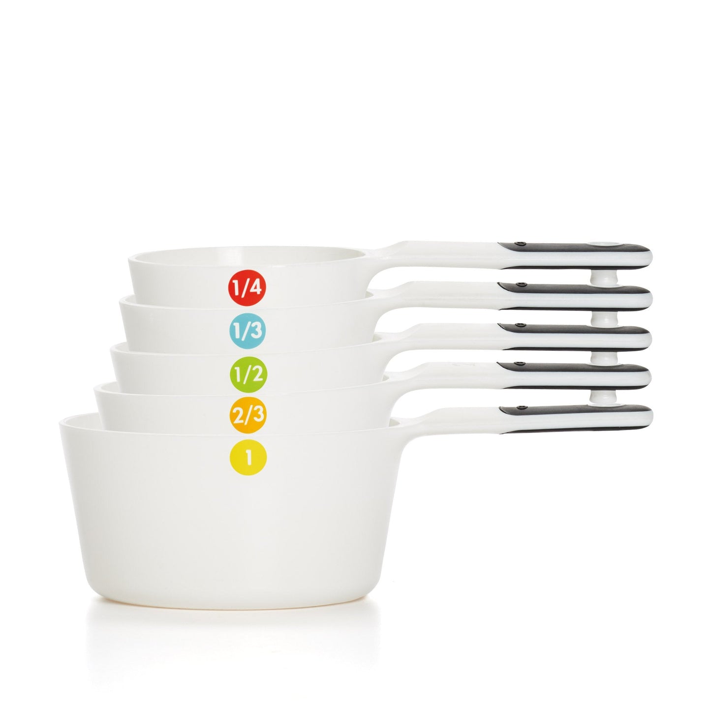 OXO Good Grips 6-Piece Plastic Measuring Cups- White