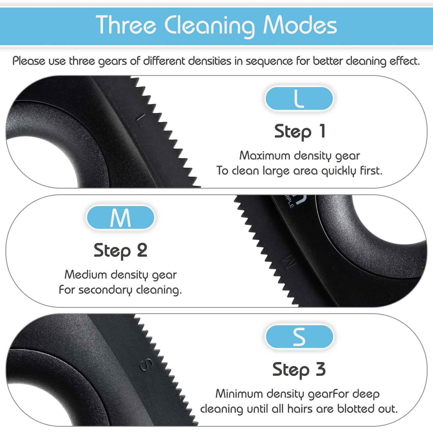 Analan Mini Pet Hair Remover for Car Detailing Supplies, Carpet Dog Hair Remover for Car Interior, Triangle Dog Hair Remover for Auto Detailing, Couch, Furniture, Lint, Carpet (Jet Black)