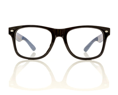 Alternative Imagination Spiral Diffraction Glasses - for Raves, Festivals, Holiday Lights - Black Frame