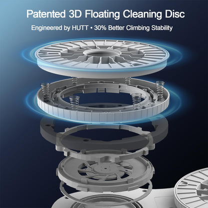 HUTT S7 Window Cleaning Robot, 5500Pa Suction, 3D Floating Chassis, HydroJet Water Spray 80ml Tank, Multiple Safety Systems, SLAM 4.0 Navigation, 8 x Cloths, All-in-One Storage Box