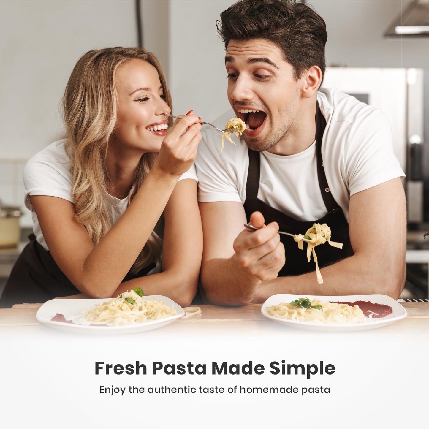 ISILER Pasta Maker, 9 Adjustable Thickness Settings 2-in-1 Pasta Machine with Rollers and Cutter, Noodle Maker for Pasta, Dumpling Skin, Spaghetti, Fettuccini, Lasagna