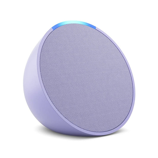 Amazon Echo Pop (newest model), Our smallest Alexa speaker, Fits in any room, Lavender Bloom