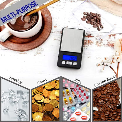 Fuzion Ultra Mini Gram Scale, 100/0.01g Mini Scale, Digital Pocket Scale, Small Jewelry Scale with Tray, Food Scale with 6 Units Conversion, Tare, LCD Display