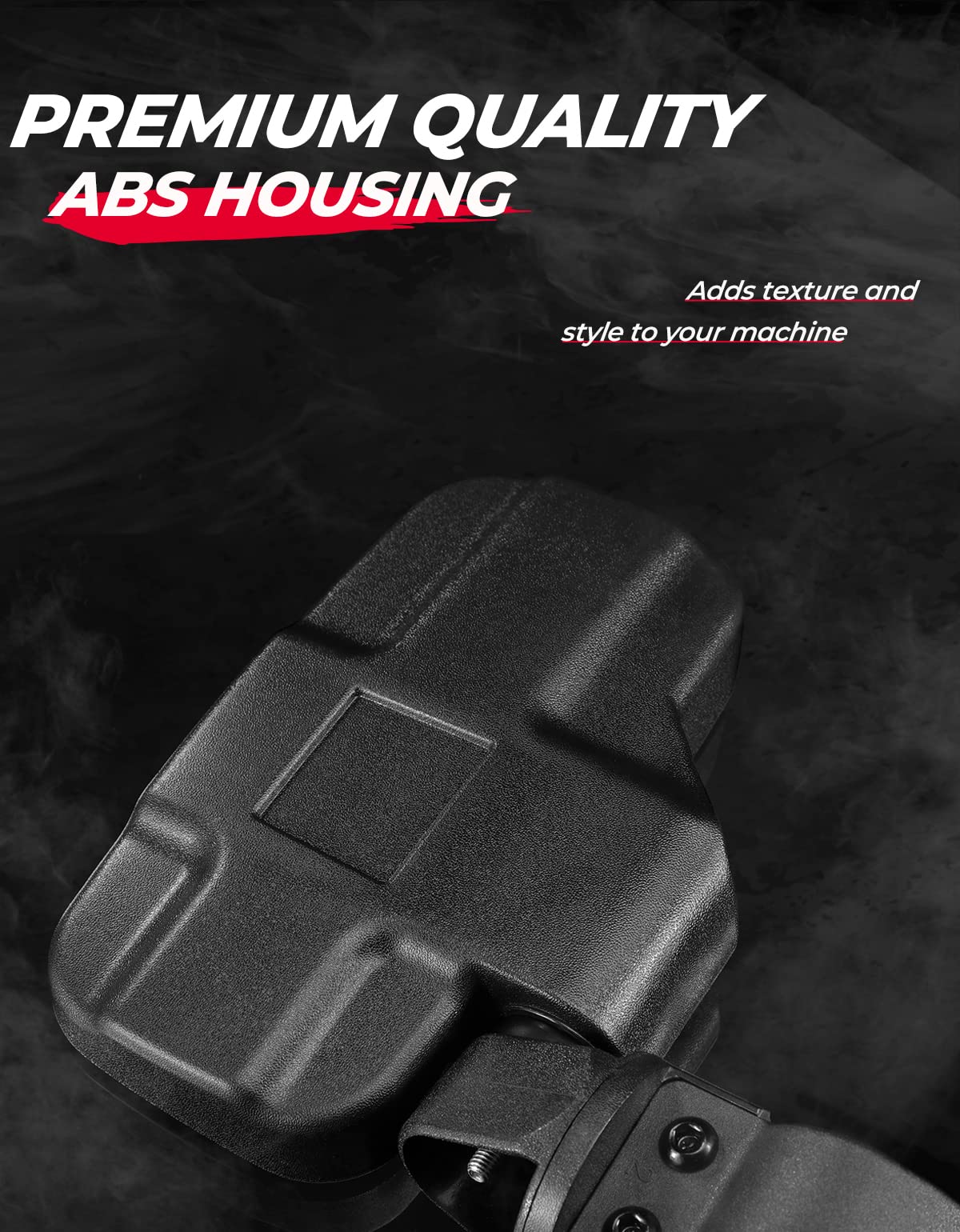 KEMIMOTO UTV Mirrors UTV Side Mirrors Fits 1.6 inch to 2 inch Roll Cage Compatible with Polaris RZR 900 1000 Can Am Kawasaki Mule Rhino YXZ Zforce Pioneer 1000/700, Shatter Proof Tempered Glass