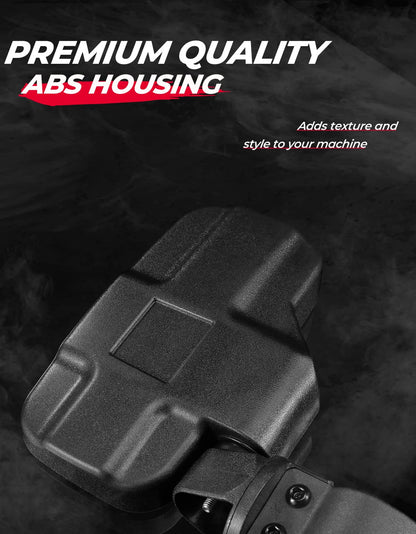 KEMIMOTO UTV Mirrors UTV Side Mirrors Fits 1.6 inch to 2 inch Roll Cage Compatible with Polaris RZR 900 1000 Can Am Kawasaki Mule Rhino YXZ Zforce Pioneer 1000/700, Shatter Proof Tempered Glass