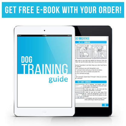 PetSpy M686 Premium Dog Training Shock Collar, 1100 Yards, Medium to Large Dogs, with Vibration, Electric Shock and Beep, Waterproof, Remote Trainer (Two Dogs)