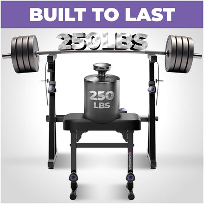 Liquid Stands Portable Heavy Duty Digital Piano Stand & Bench Set - Adjustable Keyboard Music Stand & Seat for 54-88 Key Electric Pianos