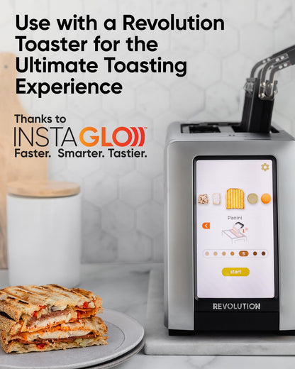 Revolution Toastie Press (Works With All Toasters) Toast Delicious Quesadillas, Paninis, and Grilled Cheese in Your Toaster