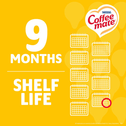 Nestle Coffee mate Coffee Creamer, Hazelnut, Liquid Creamer Singles, Non Dairy, No Refrigeration, 0.375 fl oz Tubs (Pack of 180)