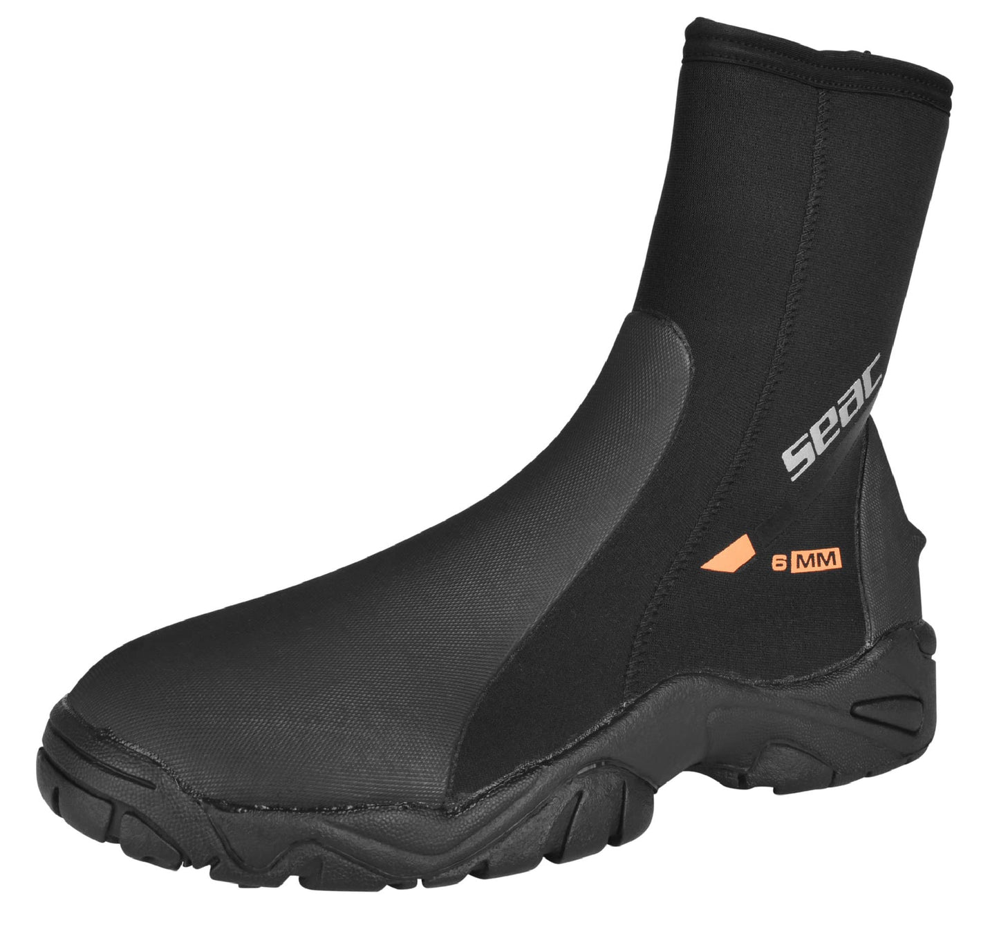 SEAC Pro HD, 6mm Neoprene Wetsuit Boots with Side Zipper