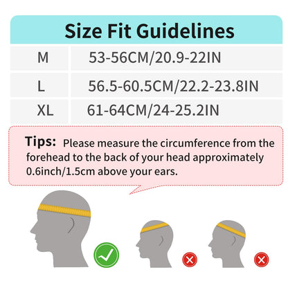 GTSBROS Adult Bike Helmet with Light - Front and Rear LED Lights Adjustable Mountain & Road Bicycle Helmets for Adults Men Women Cycling Helmets for Commuting, Biking