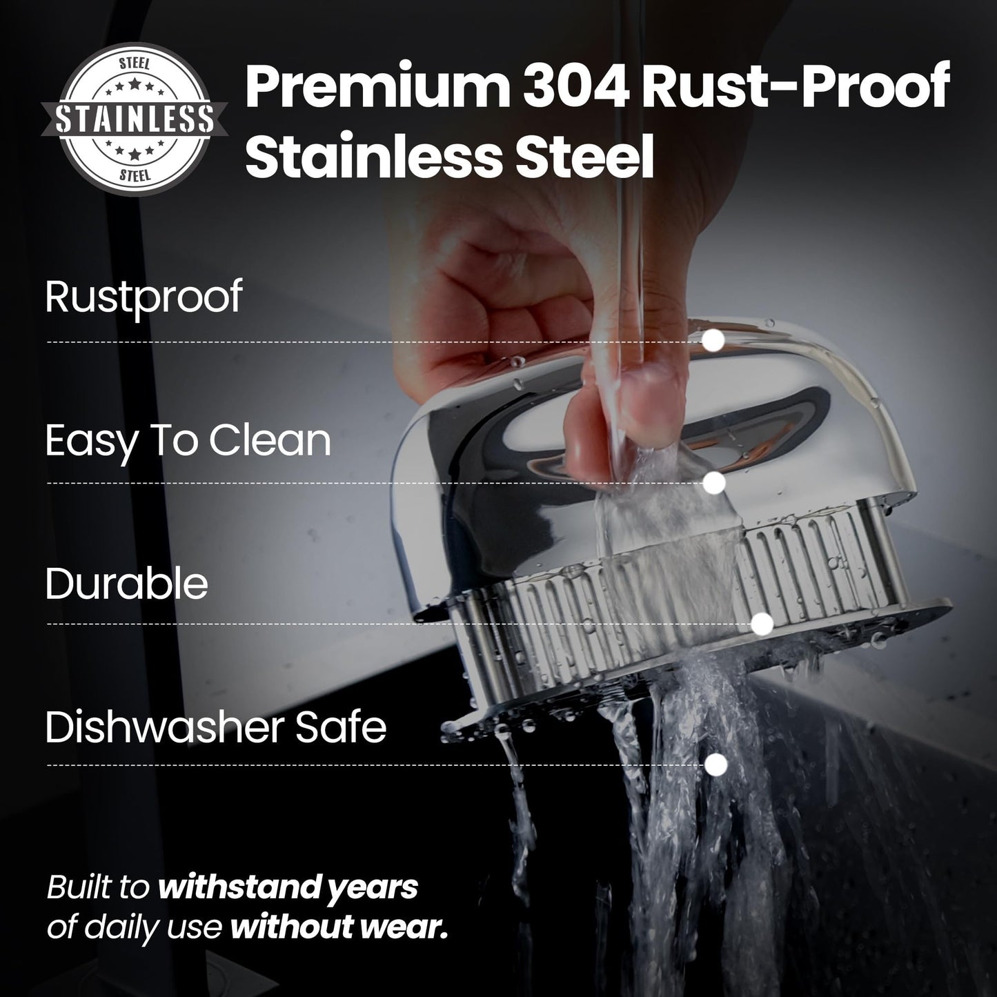 Meat Tenderizer Tool, Easy to Clean, One Piece Design - No Disassembly Needed, Ultra Sharp Needle Blades 100% Stainless Steel, Heavy-Duty Kitchen Gadgets, Meat Needle, Cooking Gadget for Tenderizing