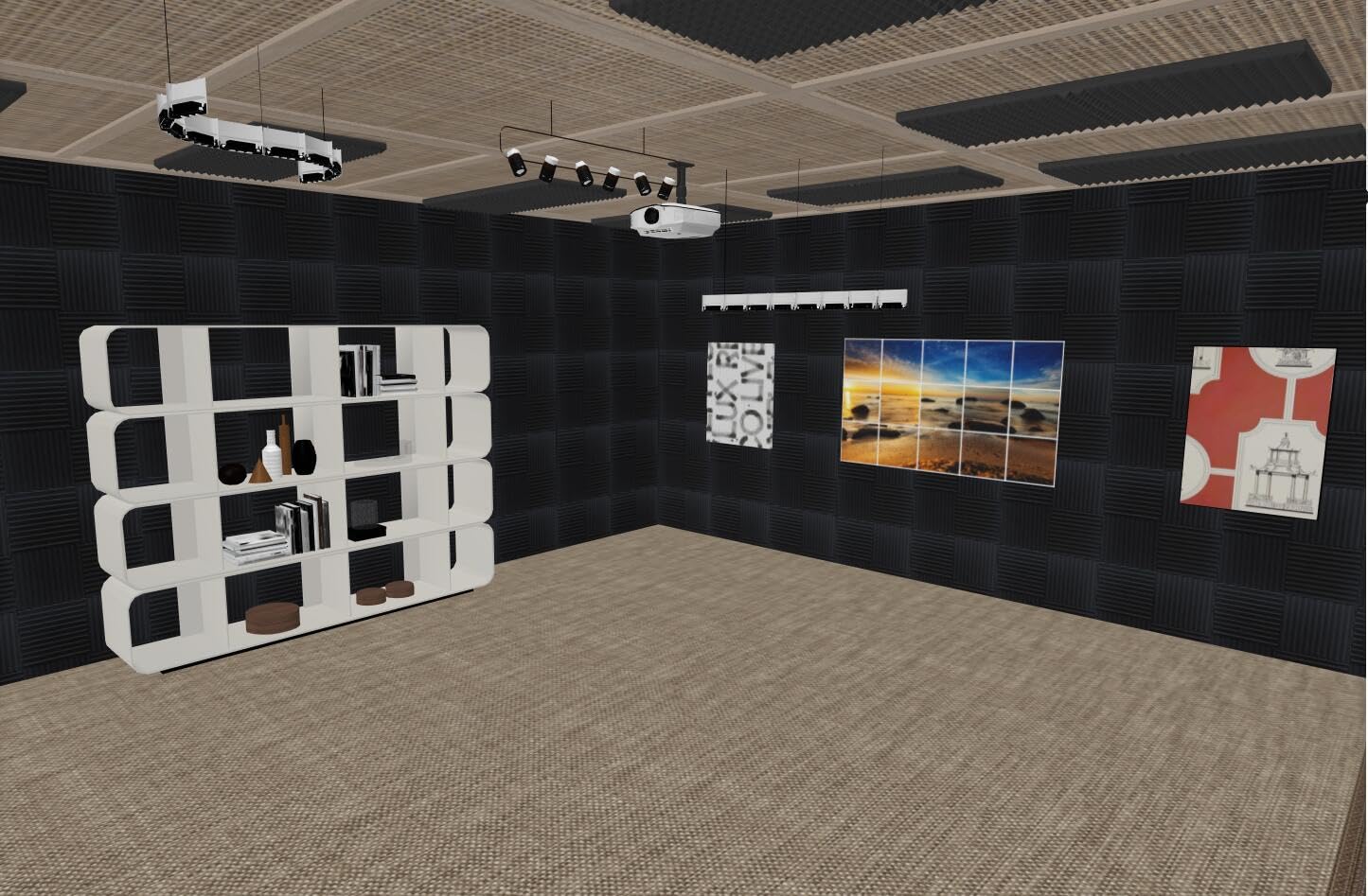 52 Pack Acoustic Foam Panel Wedge Studio Soundproofing Wall Tiles 12" X 12" X 1"