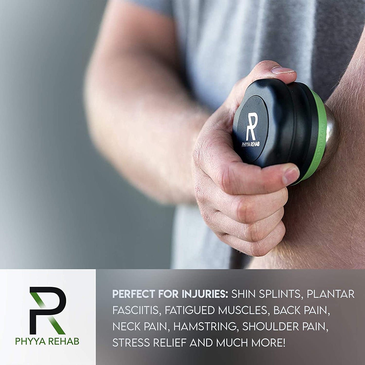 Phyya Rehab - Massage Ice Roller Ball - Roller for Muscles Deep Tissue - Cold Therapy - Plantar Fasciitis Roller