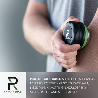 Phyya Rehab - Massage Ice Roller Ball - Roller for Muscles Deep Tissue - Cold Therapy - Plantar Fasciitis Roller
