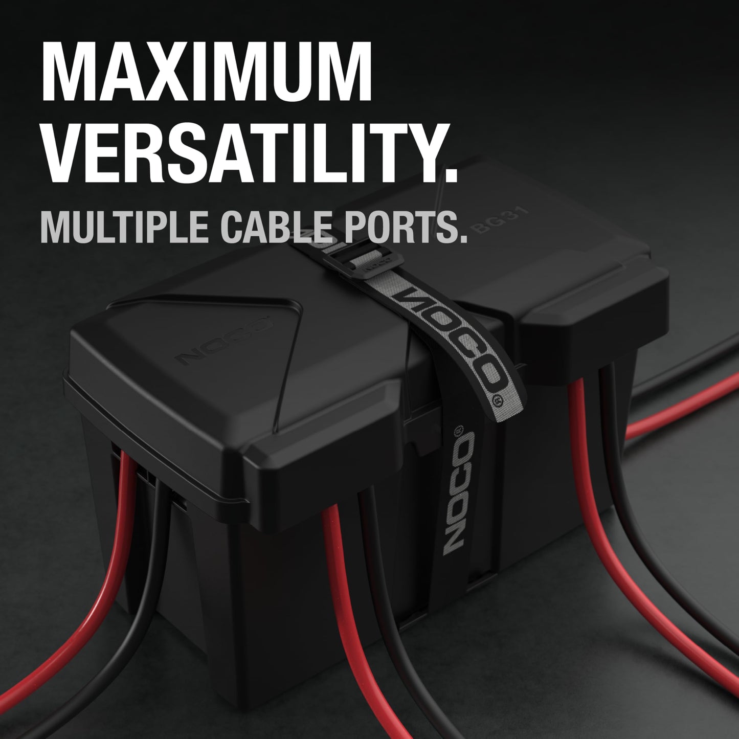 NOCO Snap-Top BG31 Battery Box, Group 24-31 12V Battery Box for Marine, Automotive, RV, Boat, Camper and Travel Trailer Batteries