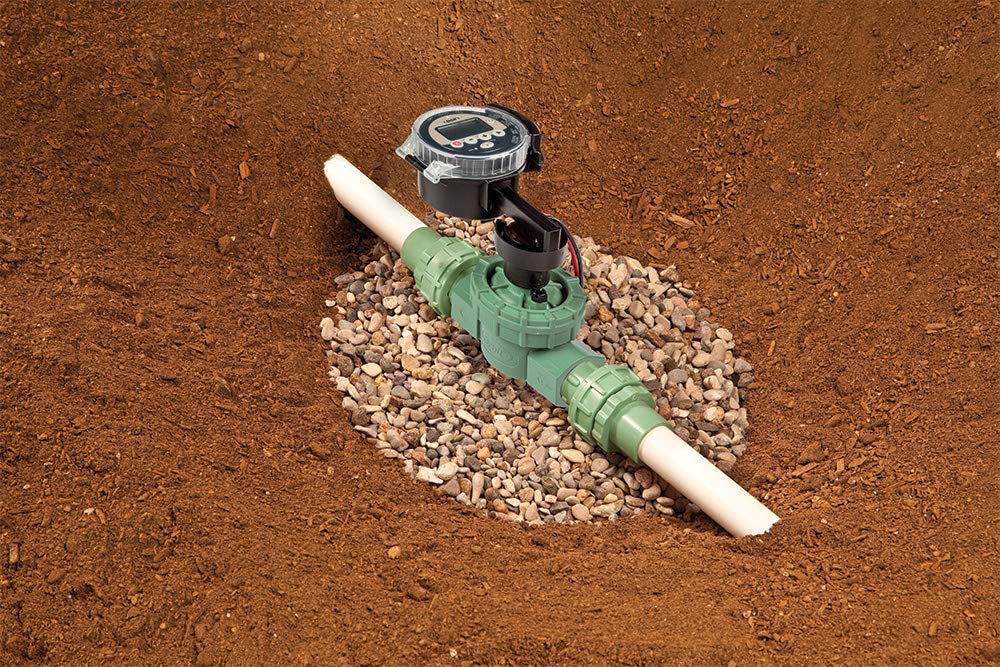 Orbit 57860 Outdoor Battery-Powered Water Sprinkler Timer with 1-Inch. FPT Jar Top Automatic Sprinkler Valve