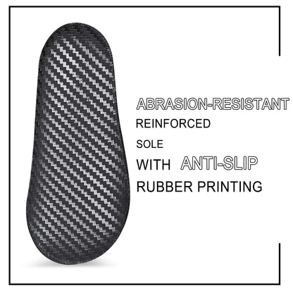 Neoprene Beach Booties - 3mm Glued Blind Stitched Anti-Slip Wetsuit Boots - Fin Swim Socks for Water Sports & Outdoor Activities (3mm Low Cut/Black, S)