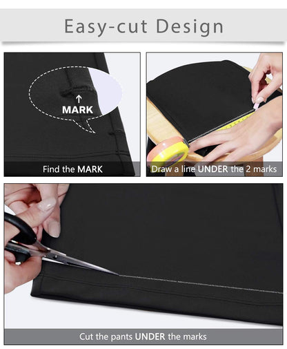 IUGA Women's High Waist Bootcut Yoga Pants with Pockets, Black, X-Large