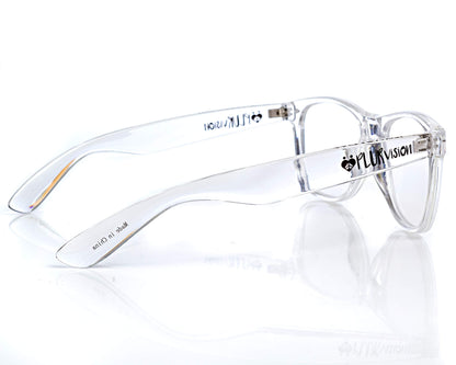 Alternative Imagination Starburst Diffraction Glasses - For Rave, Music Festival, Holiday Lights, and More - Clear Frame