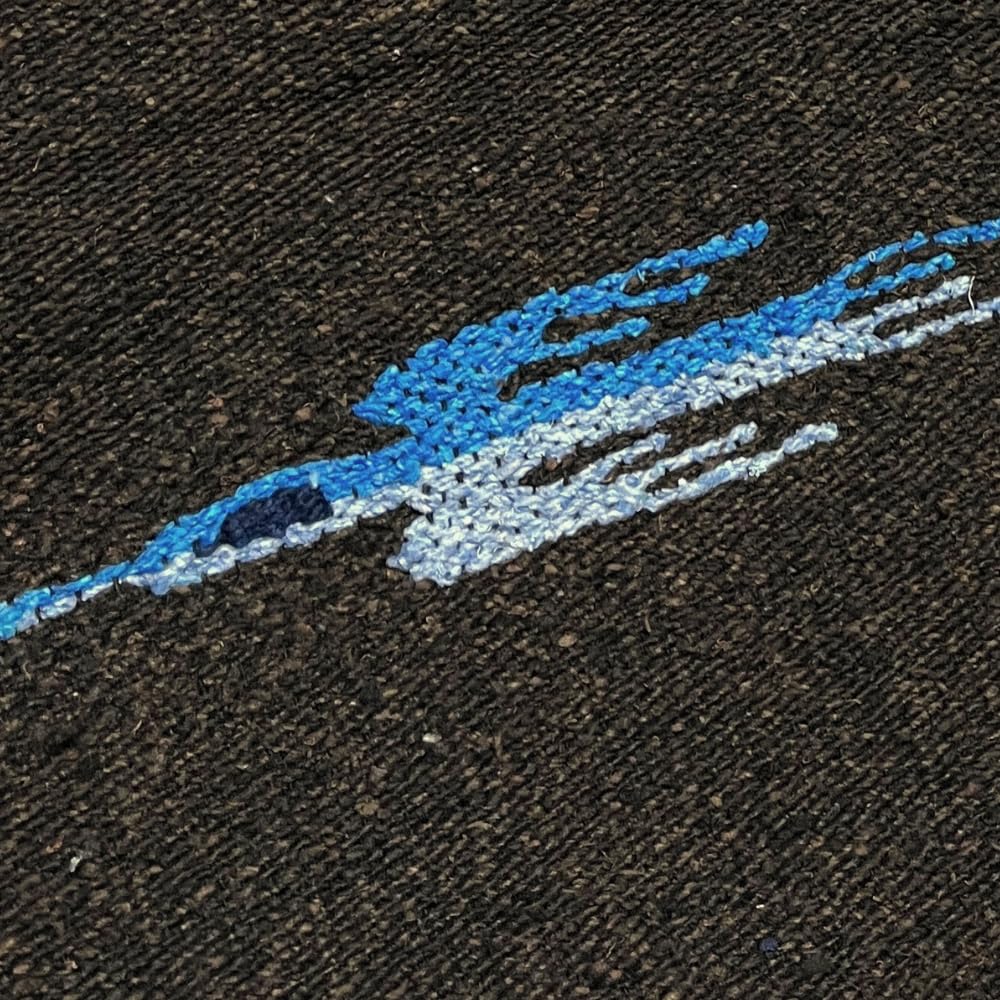 Open Road Goods Yoga Blanket - Thick Mexican Thunderbird Blanket - Handmade and Made for Yoga! (Brown)