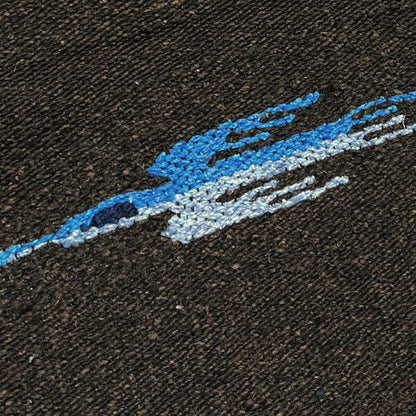 Open Road Goods Yoga Blanket - Thick Mexican Thunderbird Blanket - Handmade and Made for Yoga! (Brown)