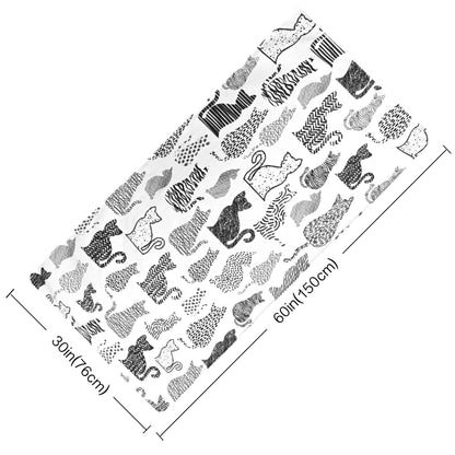 LIVILAN Cat Kitten Beach Towel, Soft Microfiber, 30'x60', Quick Dry, Sand Proof, Perfect for Women, Anime Picnic, Bath, Pool, Yoga, Cute Cat Hello Kitty Design, Ideal Gifts
