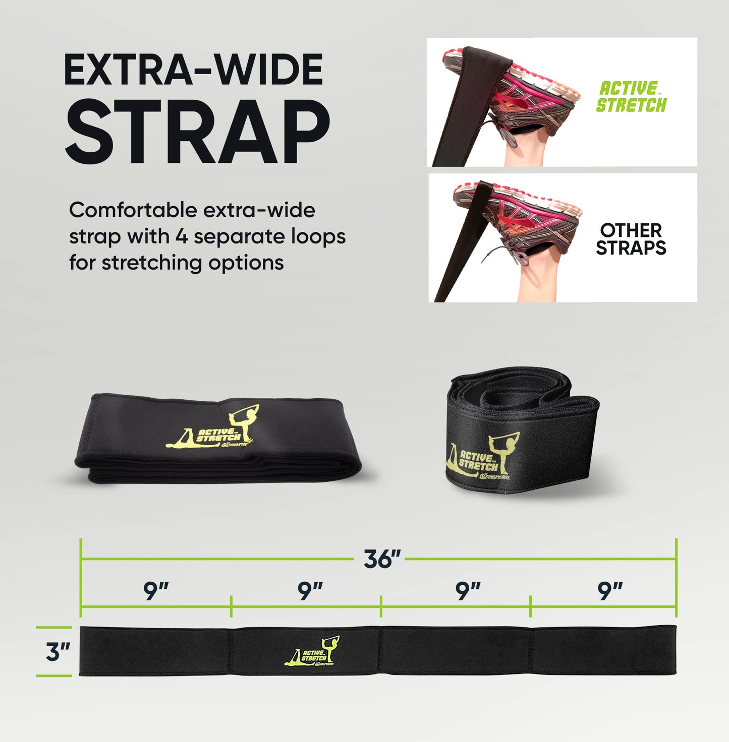 Active Stretch - Wide Loop Stretching Strap