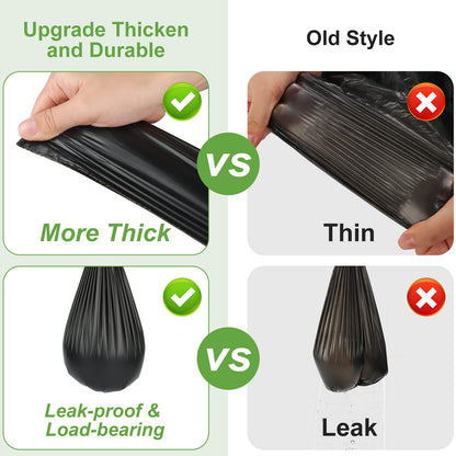 Portable Toilet Bags - LITFP 50 Count Biodegradable Waste, 8 Gallon Porta Potty, Thickened Compostable Camping Toilet Bags for Portable Potty Bucket Camping Adults Car Travel