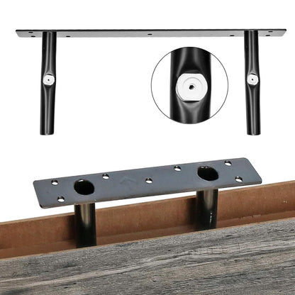 QEEIG ‎Bathroom Shelves Over Toilet - Paper Storage Wall Mounted Farmhouse Decor Decorations Aesthetic Décor Sign Small Floating Shelf 2+1 Set 16 inch, Grey (020GY)