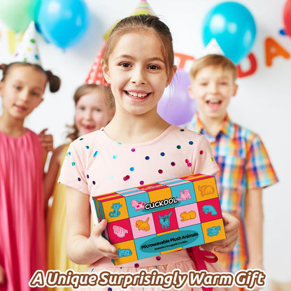 Highland Cow Stuffed Animals, Microwavable Stuffed Animals Heating Pad for Cramps, Pain Stress Relief, Heatable & Coolable Lavender Scented Cow Plush Toy for Anxiety, Women Kid Bedtime Highland Cattle