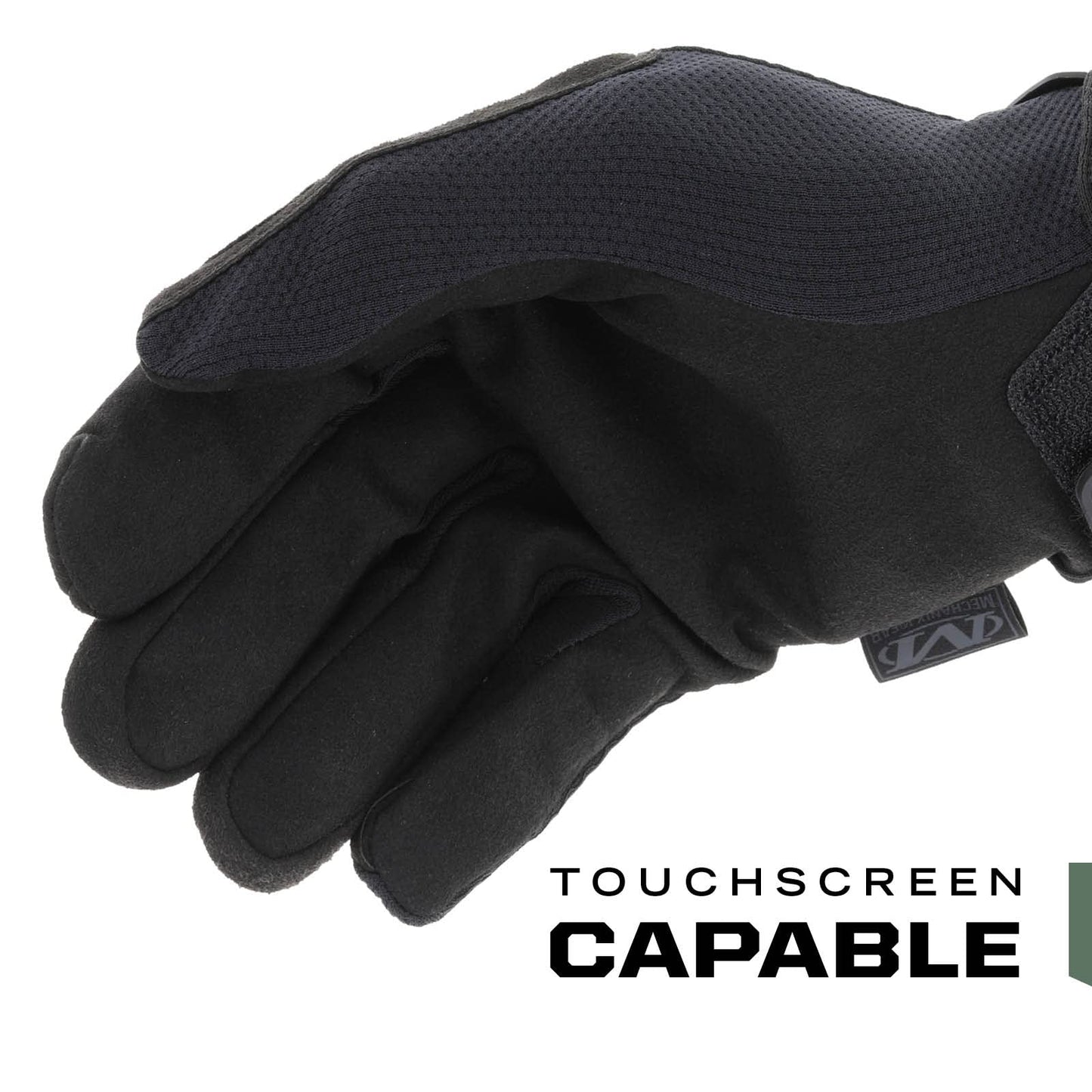 Mechanix Wear Original Tactical Glove - High Performance Anti-Slip Grip Safety Gloves - Impact Resistant & Touchscreen Capable - Medium - Covert Black