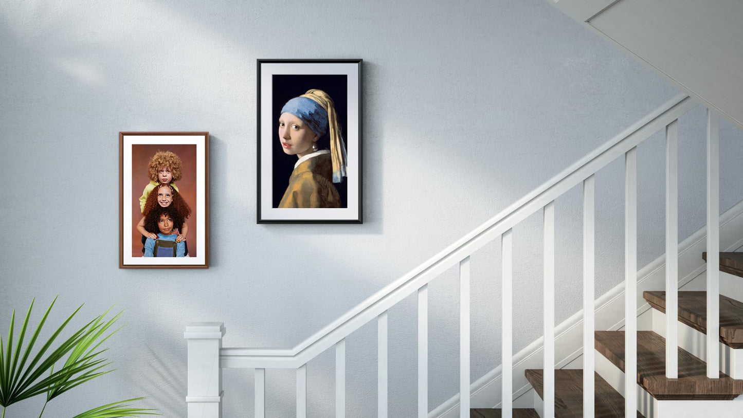 Meural Canvas II – The Smart Art Frame with 21.5 in. HD Digital Canvas That Renders Images and Photography in Lifelike Detail | 16X24 Black Frame | WiFi-Connected | Powered by NETGEAR (MC321BL)