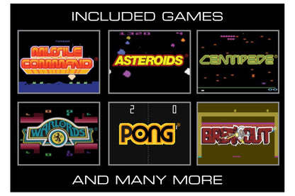 My Arcade Atari Pocket Player Pro: Handheld Portable Video Game Console with 100 Games, 2.75" Color Display, Ergonomic Design