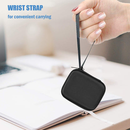 ProCase Hard Carrying Case Compatible for Samsung T7/ T7 Touch Portable SSD with 2 Cable Ties, Shockproof Travel Organizer for 500GB 1TB 2TB USB 3.2 External Solid State Drives -Black