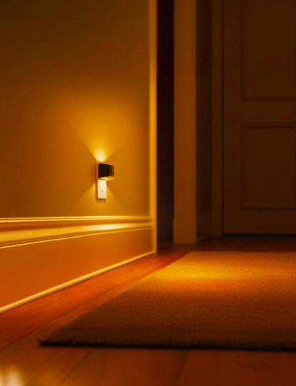 L LOHAS LED Night Light 2 Pack, Night Lights Plug into Wall, Dusk to Dawn Sensor Nightlight, 3 Level Brightness Adjustable, 1600K Amber Light