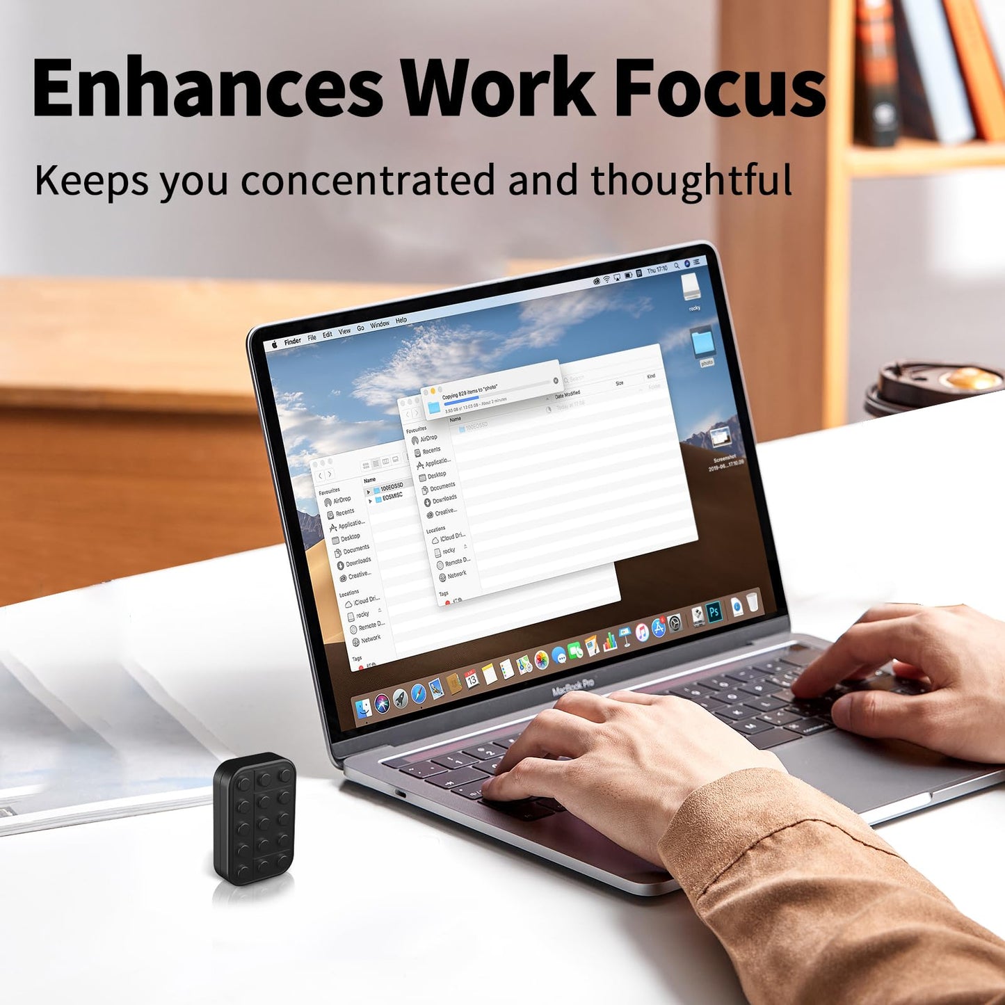 Fidget Toys Adults Metal Fidget Slider Magnetic EDC Haptic Fidget Toys for Adults