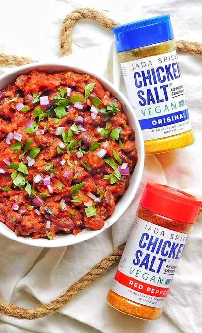 JADA Spices Chicken Salt Spice and Seasoning Set - Pack of 5 Seasonings - Vegan, Keto & Paleo Friendly - Perfect for Cooking, BBQ, Grilling, Rubs, Popcorn and more - Preservative & Additive Free