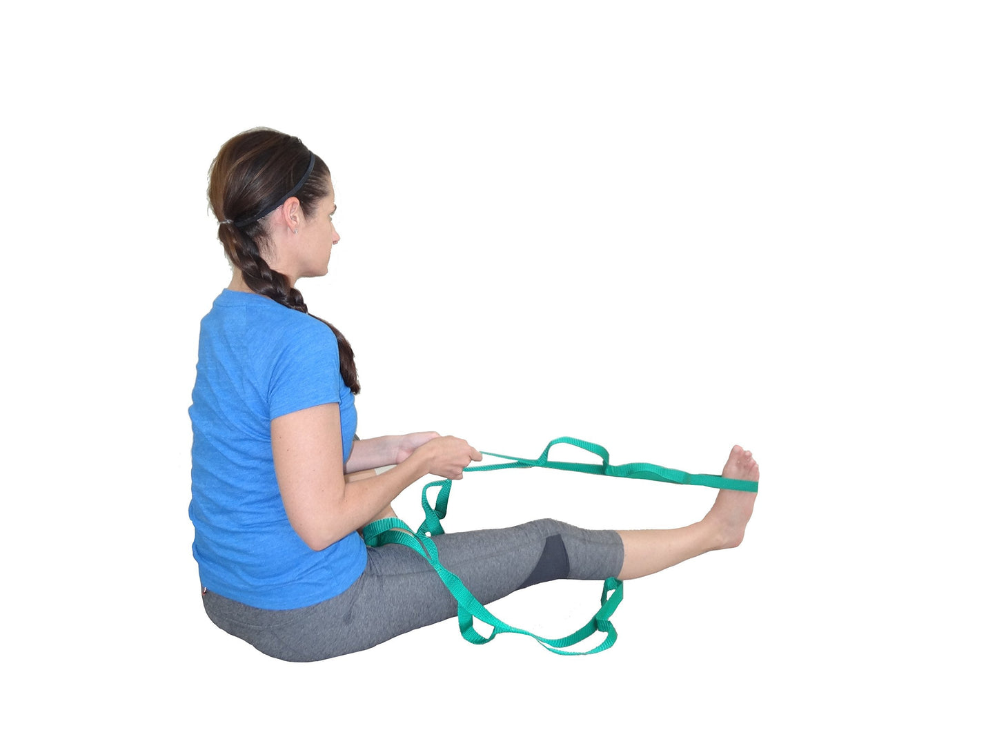 Physical Therapy Stretch Strap by Morning Sky - 10-Loop 73-inch Rehab Strap with Instructional Guide for Rehab, Stretching, Yoga.