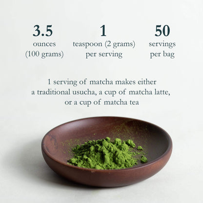 Naoki Matcha Superior Ceremonial Blend – Authentic Japanese First Harvest Ceremonial Grade Matcha Green Tea Powder from Uji, Kyoto (100g / 3.5oz)