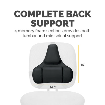 Fellowes Professional Series Back Support, Black (8037601)