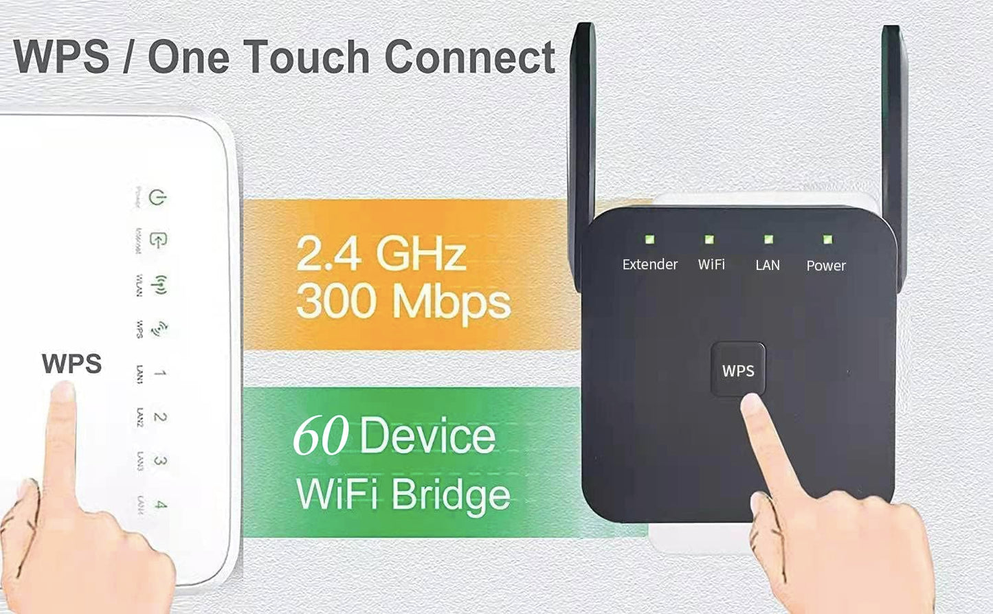 2025 Fastest WiFi Extender, WiFi Repeater, WiFi Booster, Covers Up to 10000 Sq.ft and 60 Devices, Internet Booster - with Ethernet Port, Quick Setup, Home Wireless Signal Booster