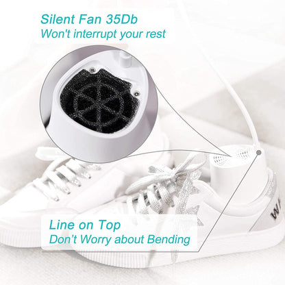 Home Care Wholesale Shoe Dryer and Deodorizer with Timer - Shoes Boots Socks Gloves Dryer Warmer, No Noise | Strong Wire | US Plug
