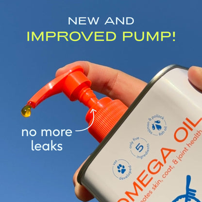 Native Pet Omega 3 Fish Oil for Dogs & Cats - Promotes Healthy Skin, Shiny Coat, & Strong Joints - Made with Wild Alaskan Salmon Oil for Dogs – Tasty, Fast-Absorbing Omega 3 6 9 Liquid Supplement- 8oz