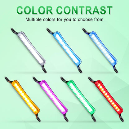 LivTee License Plate Light, LED Tag Lights, Extremely Bright LED License Plate Lights Assembly for Trailer UTV ATV Truck RV Boat, Car Accessories, Green(6000K)