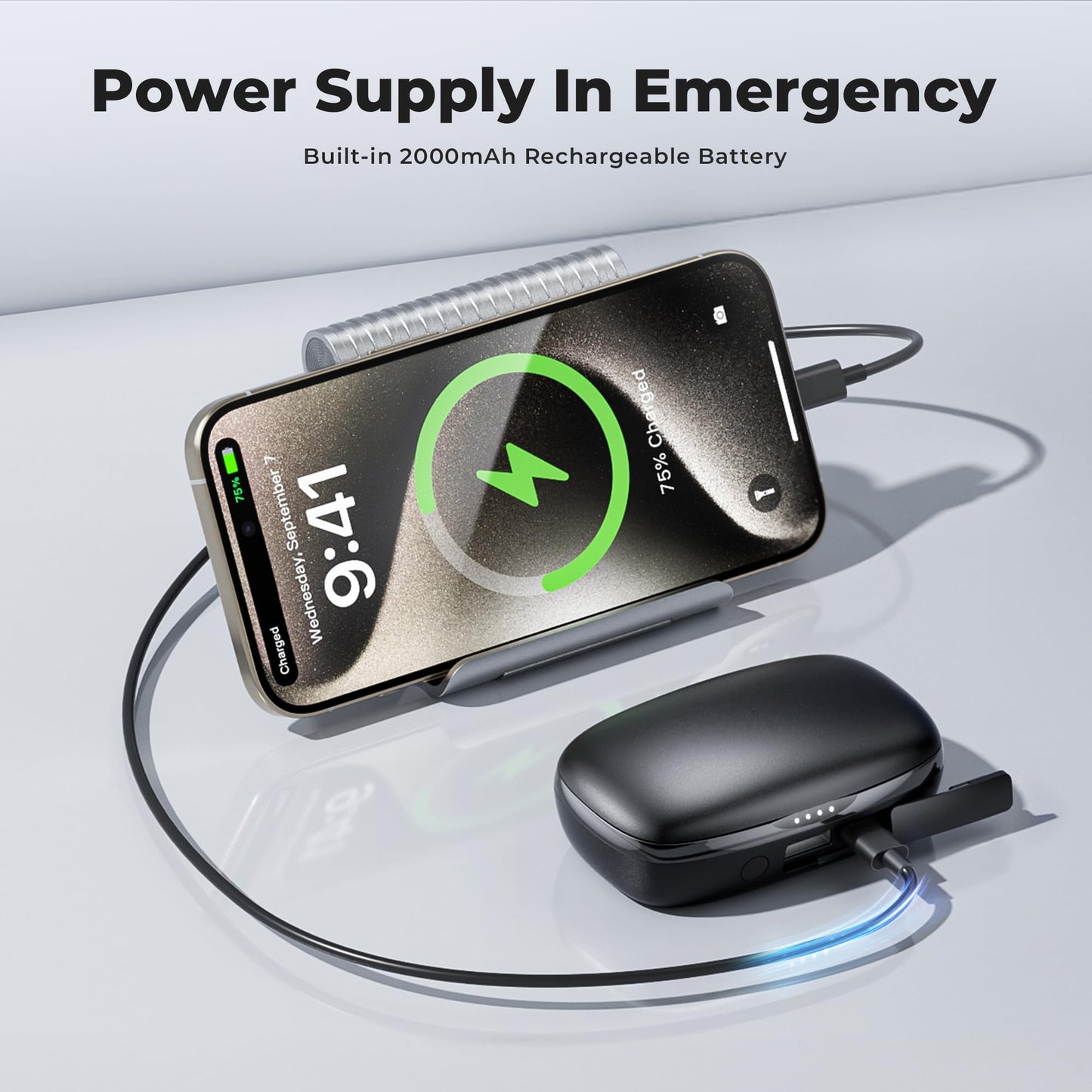 IAMJOY Gaming Earbuds, 20ms Ultra-Low Latency Wireless Earbuds, 90H Playtime, 2.4GHz Dongle & Bluetooth, Noise-Canceling Mic, Compatible with Meta Quest 3/2, PS5/4, Switch, Steam Deck, PC