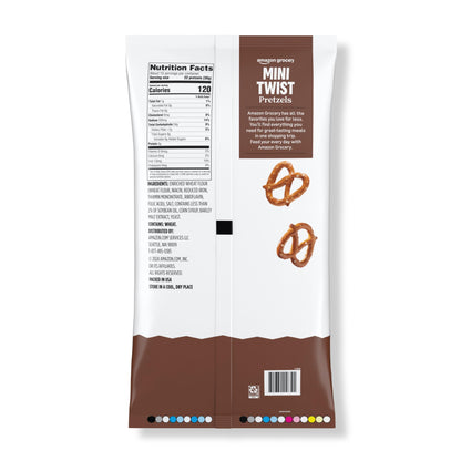 Amazon Grocery, Mini Twist Pretzels, 16 Oz (Previously Happy Belly, Packaging May Vary)