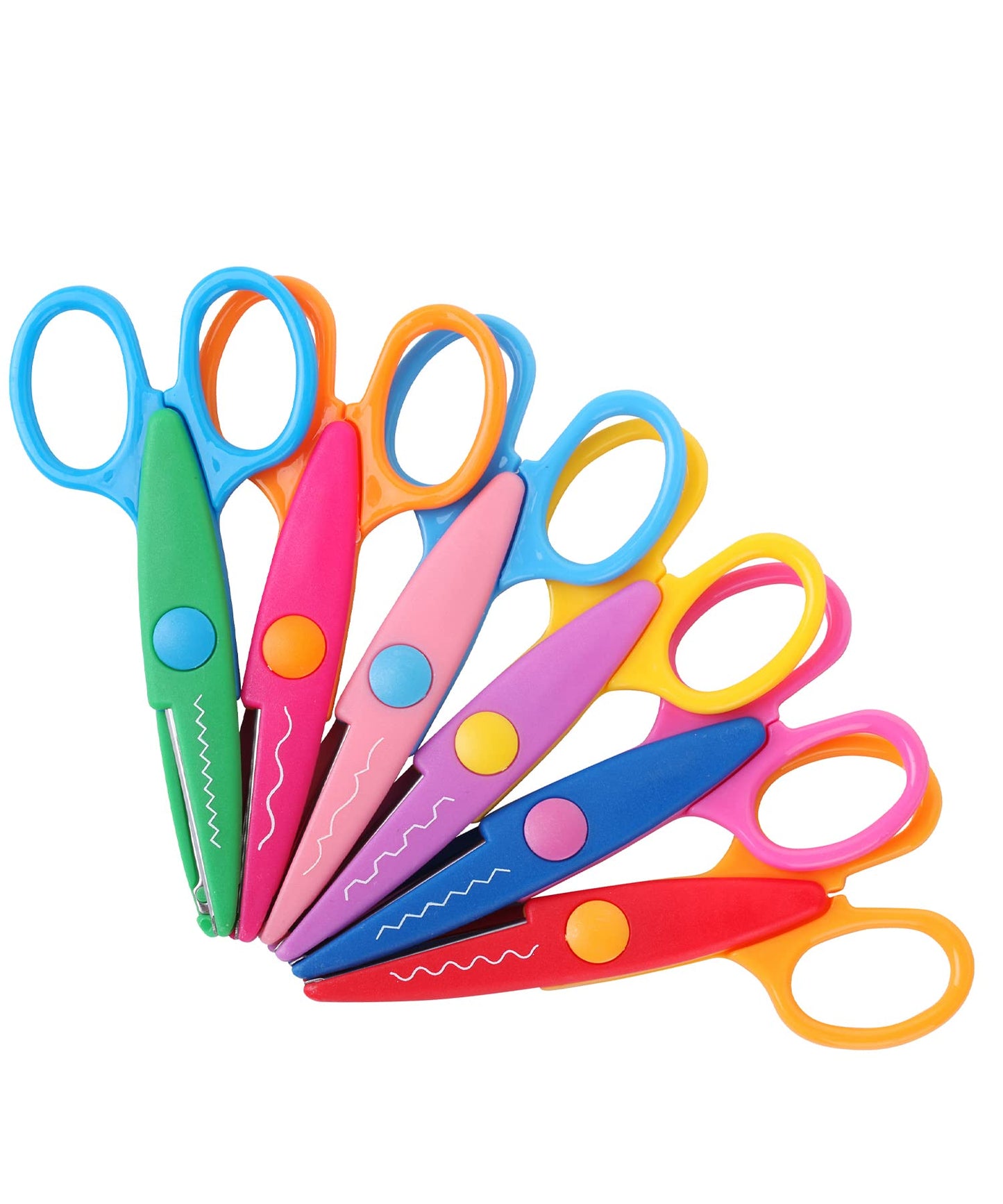 Mr. Pen Craft Scissors - Decorative Edge, 6 Pack, Zig Zag, Scrapbooking, Fancy, Pattern, Design